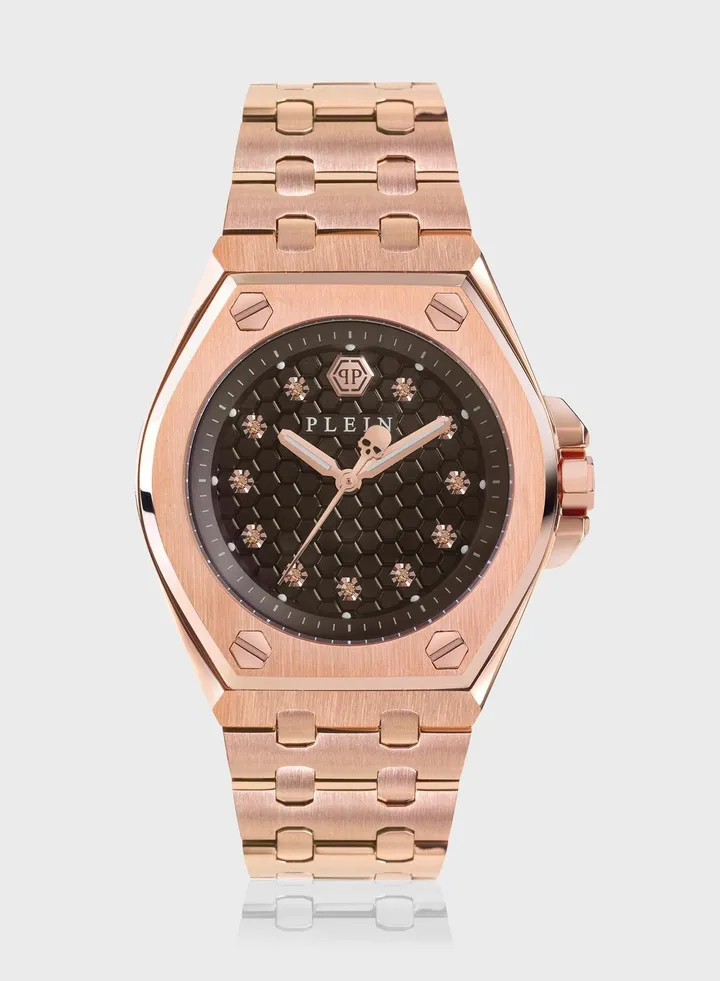 Steel Strap Analog Watch