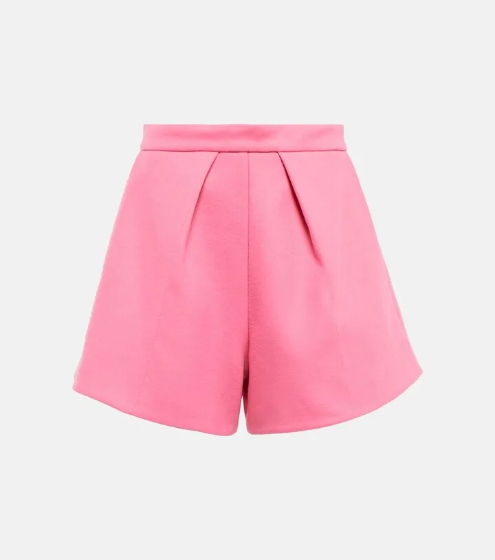Wool and cashmere shorts