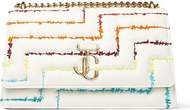 Varenne embroidered shoulder bag