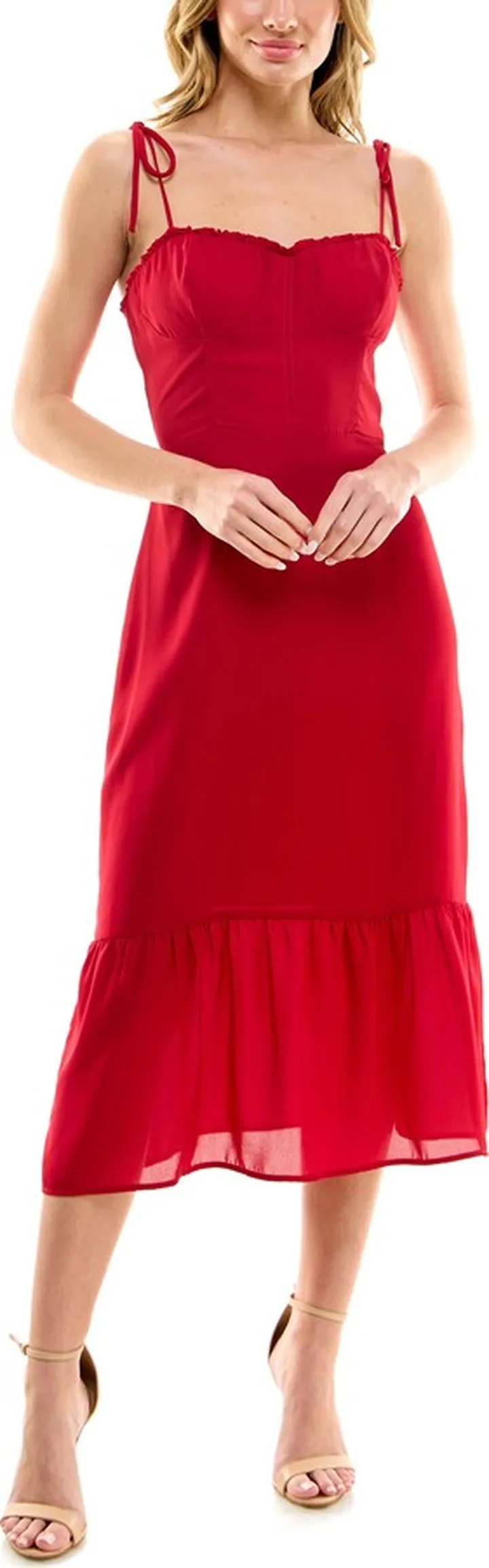 Corset Ruffle Dress
