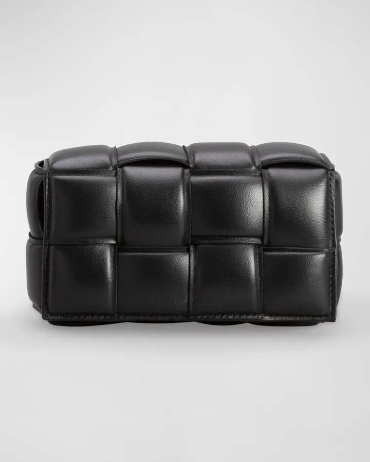 Cassette Intrecciato Leather Belt Bag