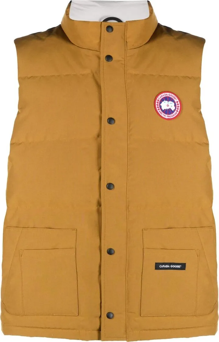 Yellow Freestyle Padded Gilet