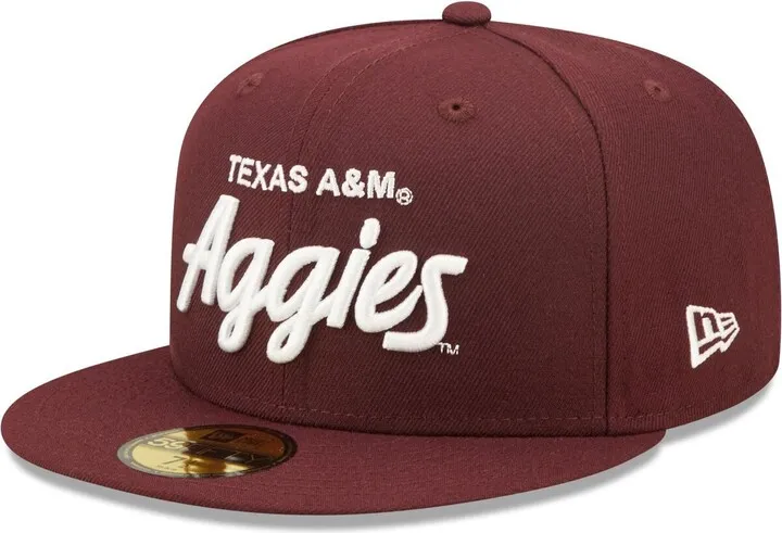 Men's New Era Maroon Texas A & M Aggies Griswold 59FIFTY Fitted Hat