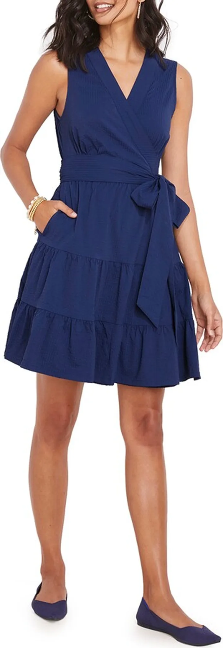 Harbor Wrap A-Line Dress
