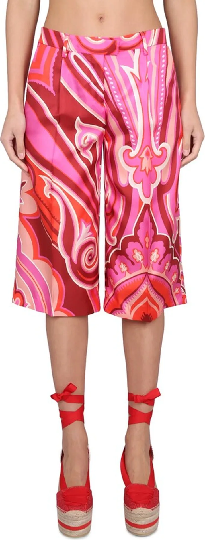Silk And Cotton Bermuda Shorts