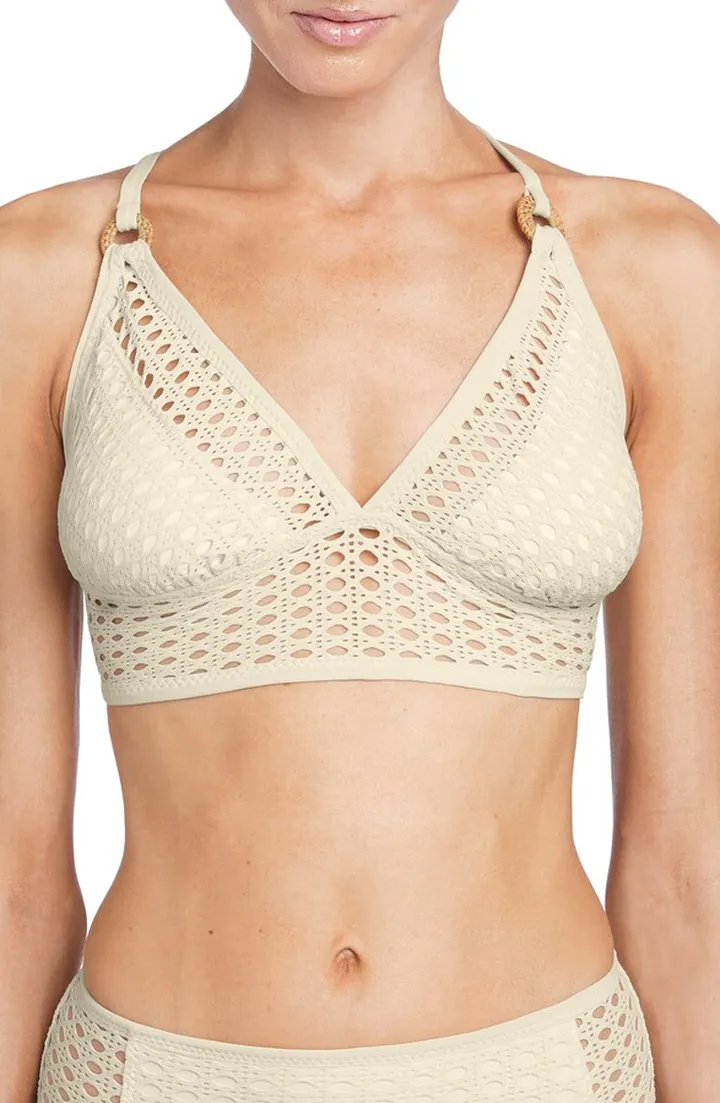 Marlow Metallic Bikini Top