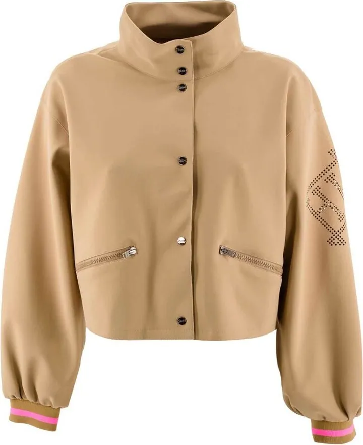 Herno High-Neck Cropped Jacket