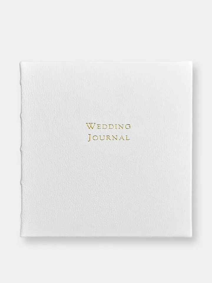 Graphic Image Wedding Journal - White