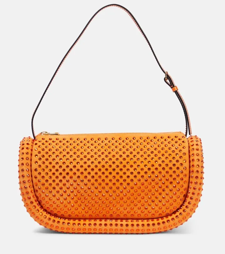 Bumper-15 suede shoulder bag