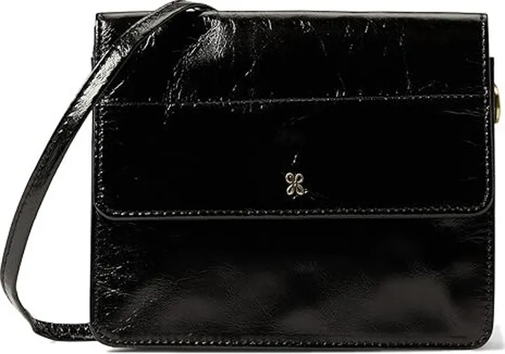 HOBO Jill Wallet Crossbody (Black) Handbags