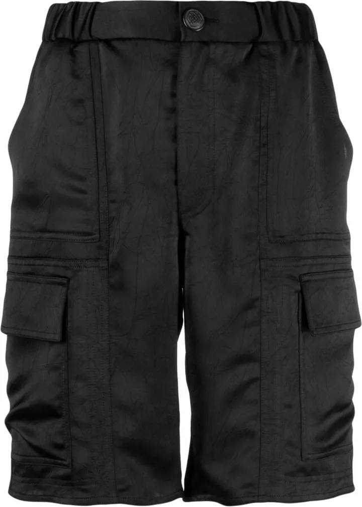High-Waisted Cargo Shorts