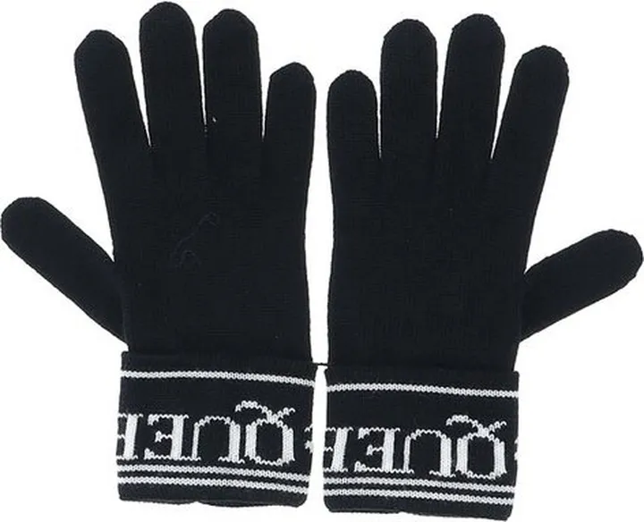 Alexander McQueen Logo Intarsia Gloves