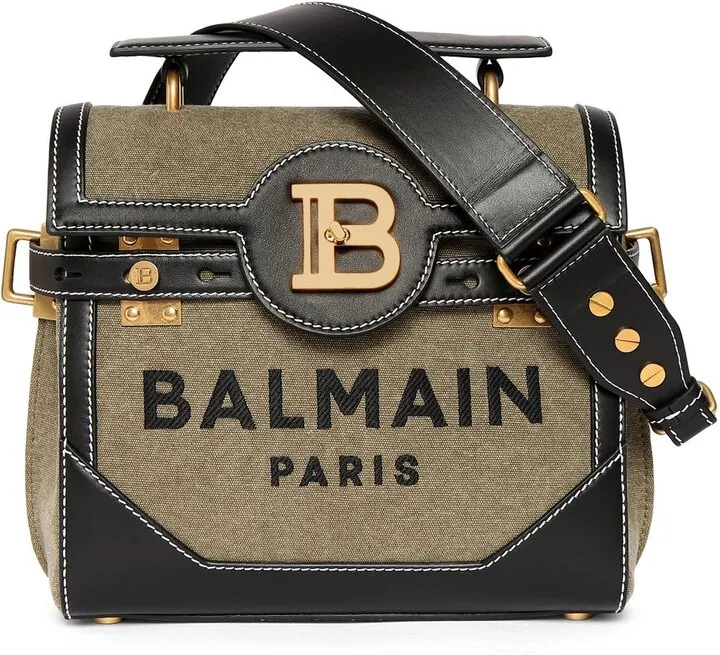 Bbuzz 23 canvas & leather shoulder bag