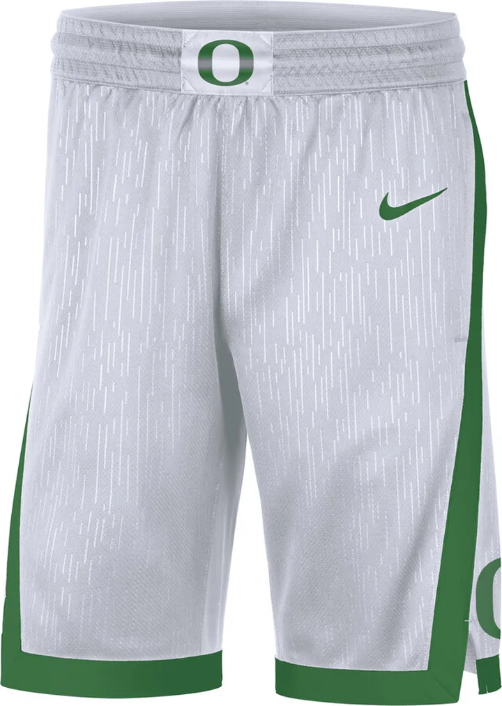 Nike Men's College (Oregon) Replica Basketball Shorts in White