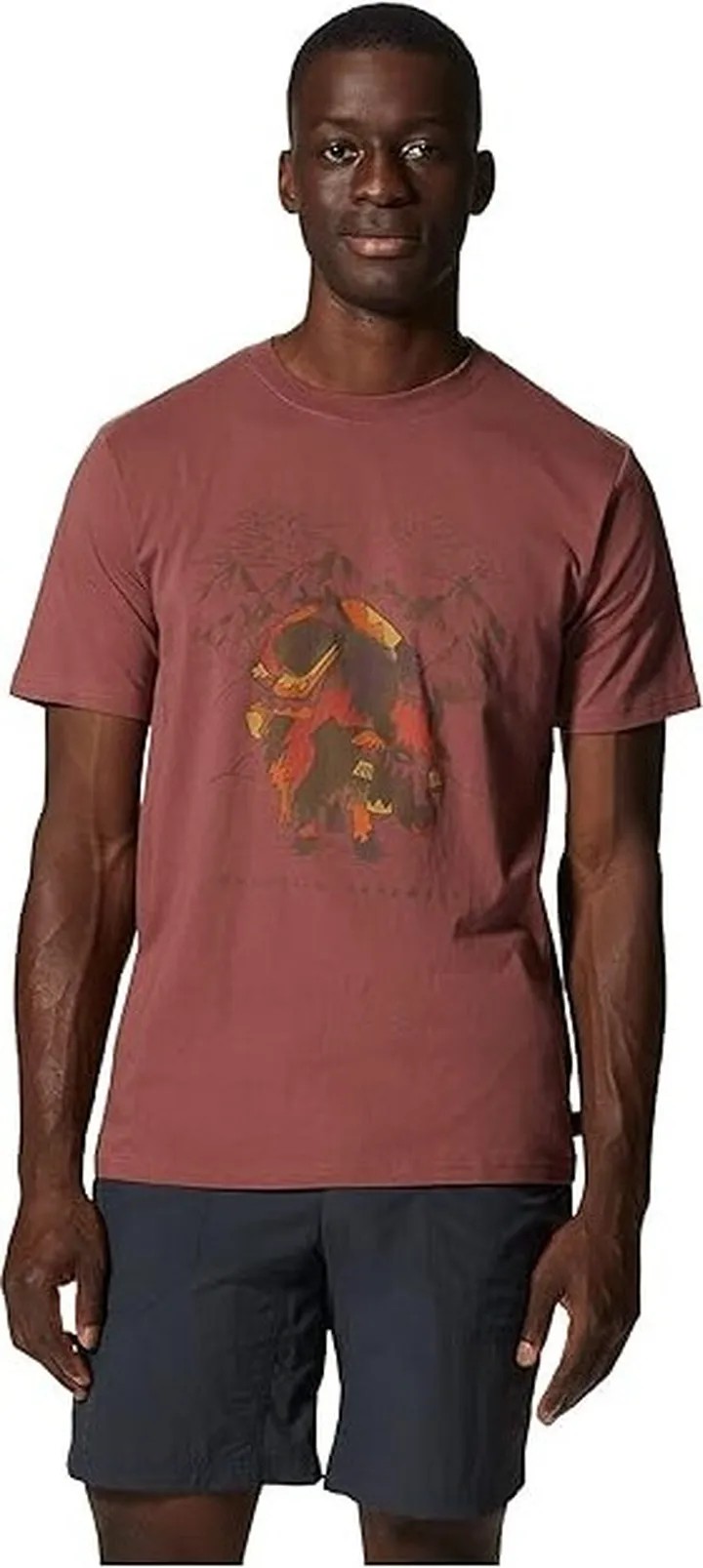 Mountain Hardwear Mountain Yak Short Sleeve Tee (Clay Earth) Men's Clothing