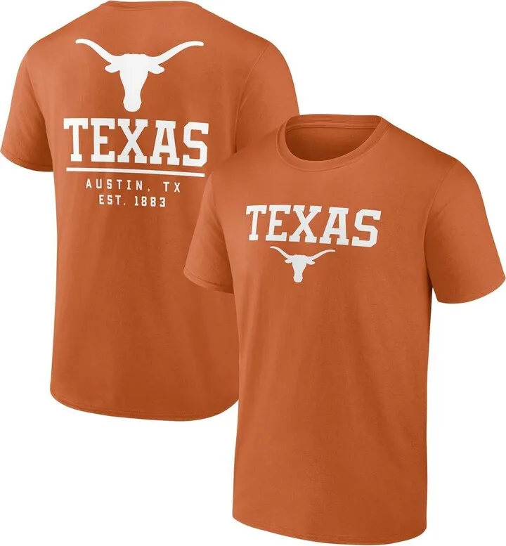 Men's Fanatics Branded Texas Orange Texas Longhorns Game Day 2-Hit T-shirt