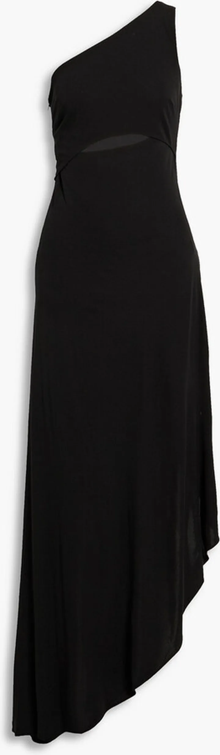 Clara one-shoulder cutout jersey dress