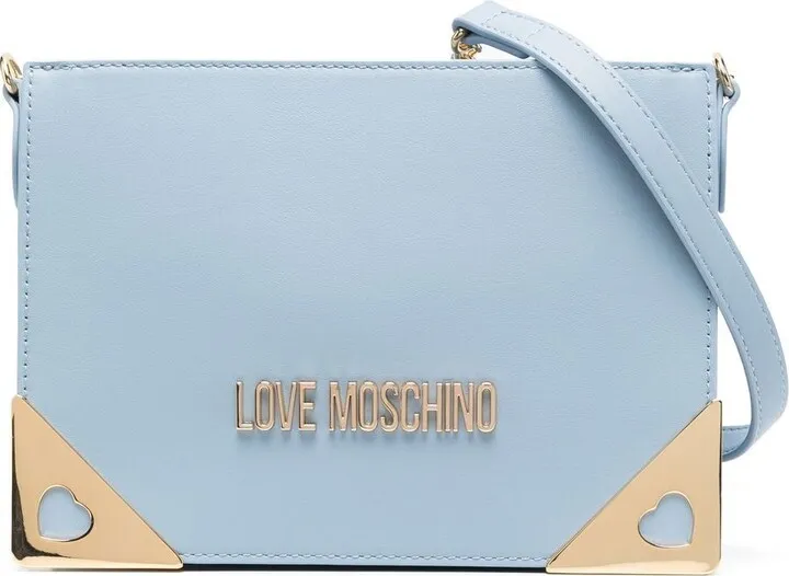 Heart-Plaque Crossbody Bag