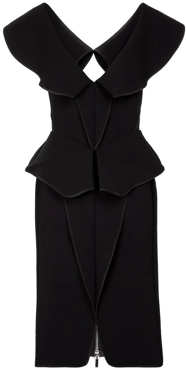 Consecration V-neck minidress
