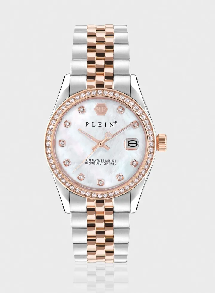 Steel Strap Analog Watch