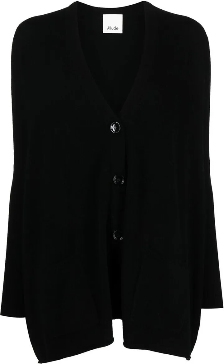 V-neck long-sleeve jumper