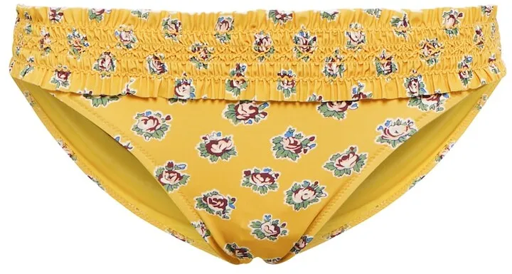 Costa floral low-rise bikini bottoms