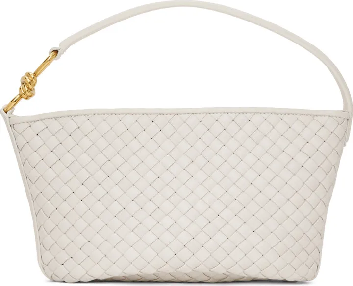 Bottega Veneta White Small Knot Bag