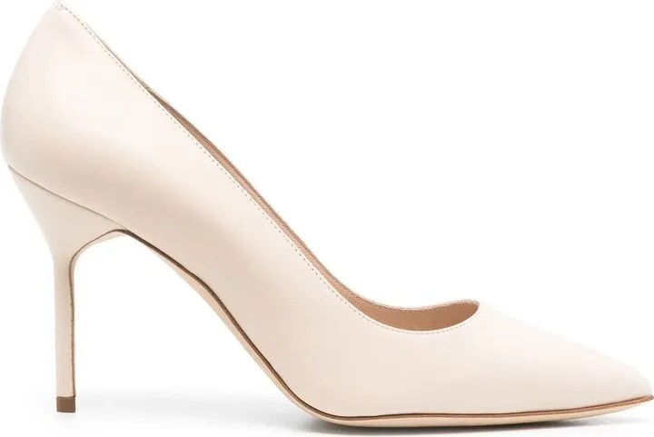 Tora 90mm leather pumps
