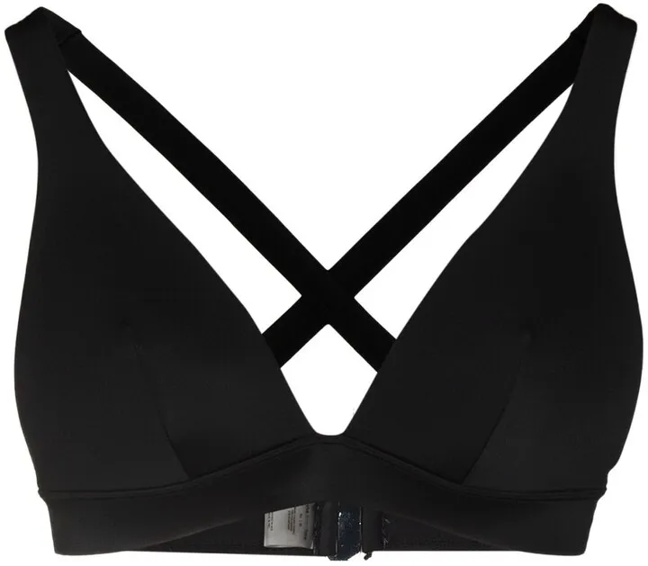 The Tri cross-strap bikini top