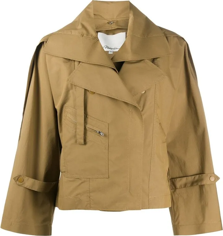 Cropped Trench Coat