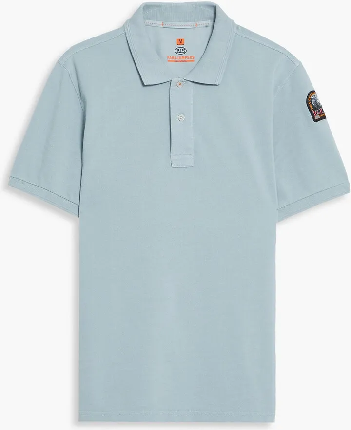Cotton-piqué polo shirt