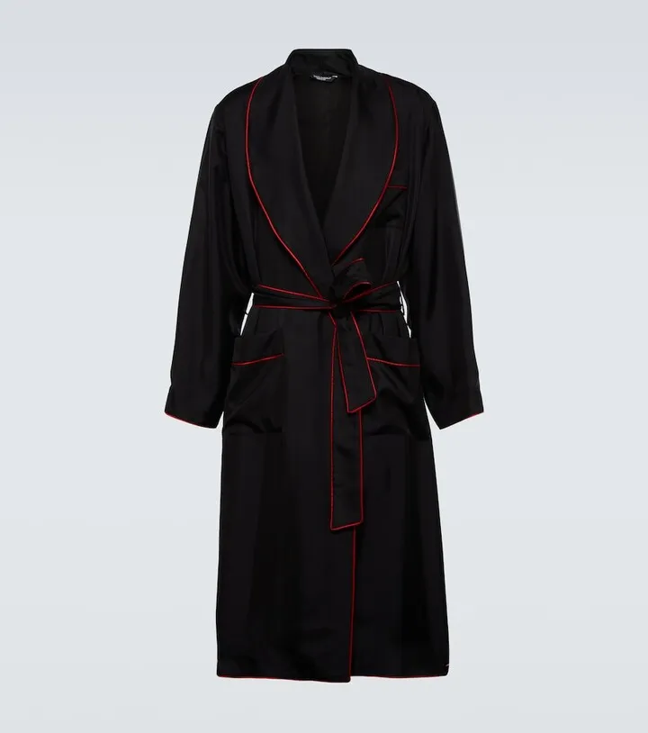 Silk robe