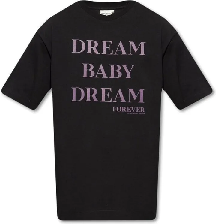 Dries Van Noten Slogan Printed Crewneck T-Shirt