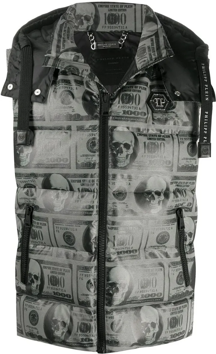 SKull Dollar feather down vest