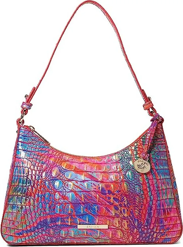 Brahmin Melbourne Esme Shoulder Bag (Rainbow Fish) Handbags