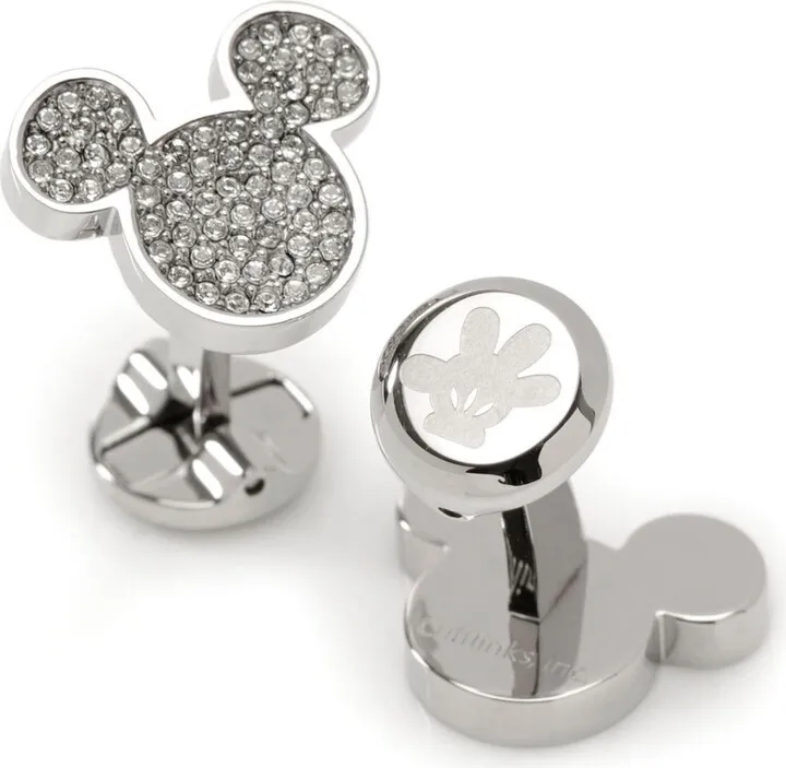 Disney Men's Pave Crystal Cufflinks