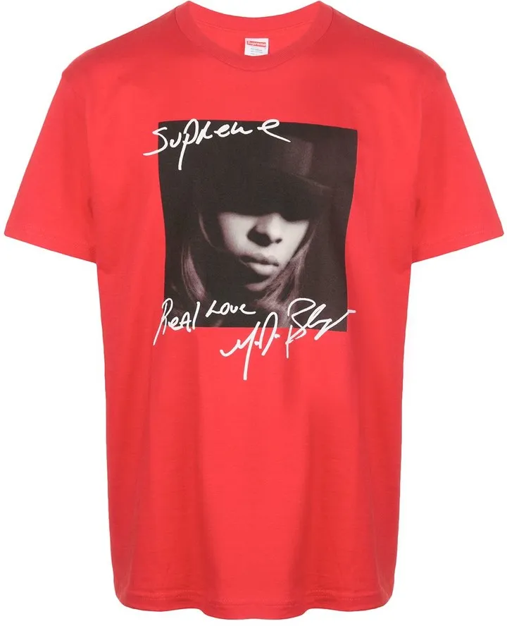 Mary J. Blige print T-shirt