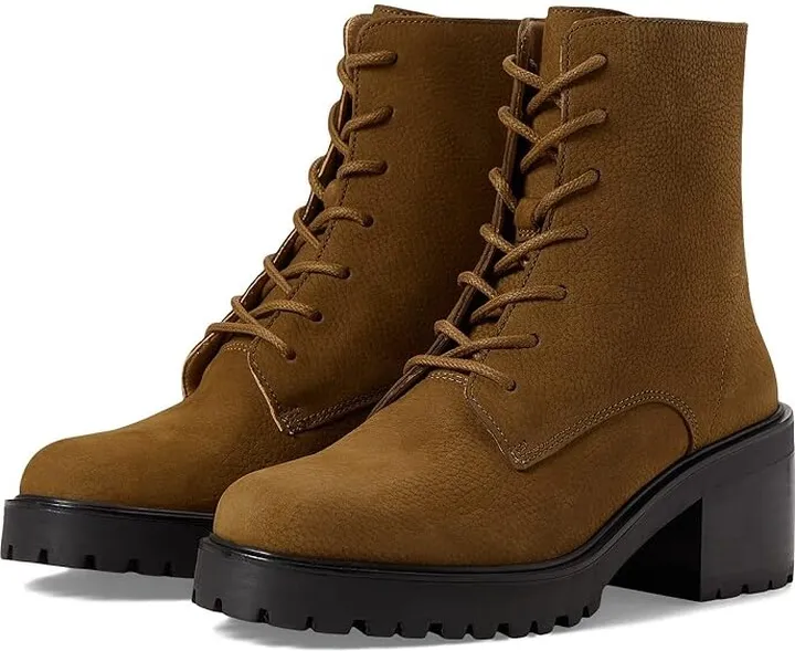 Madewell The Bradley Lace-Up Lugsole Boot (Burled Wood) Women's Boots