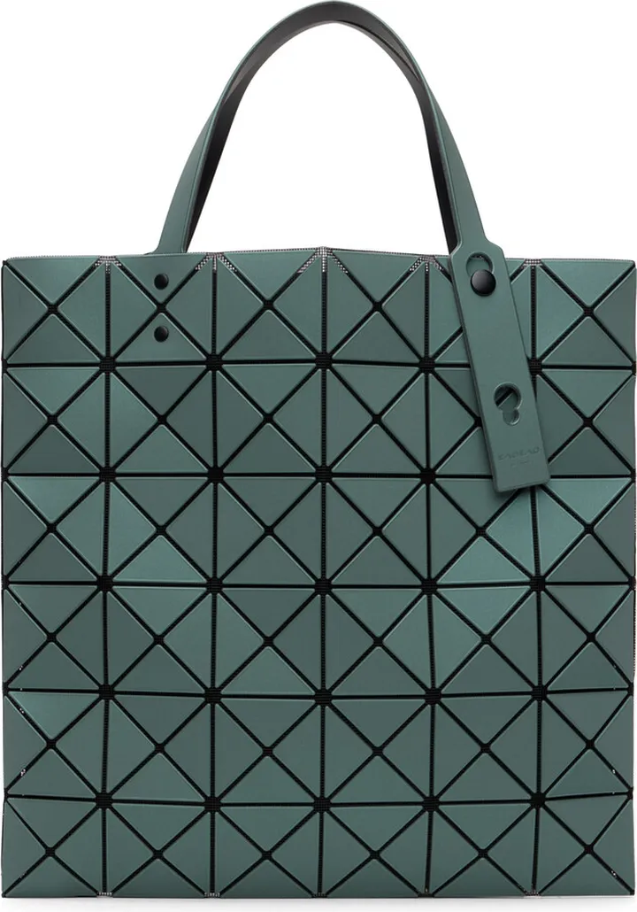 Bao Bao Issey Miyake Green Lucent Metallic Tote