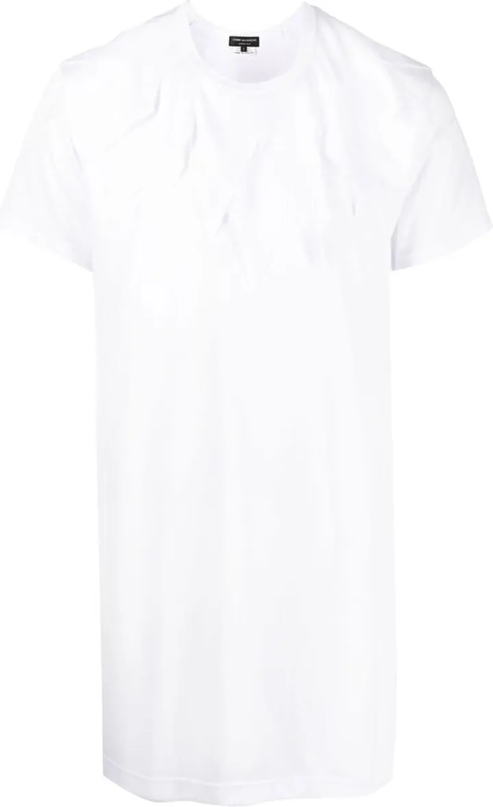 layered-detail long T-shirt
