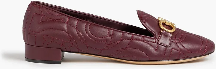 Alfano quilted leather loafers