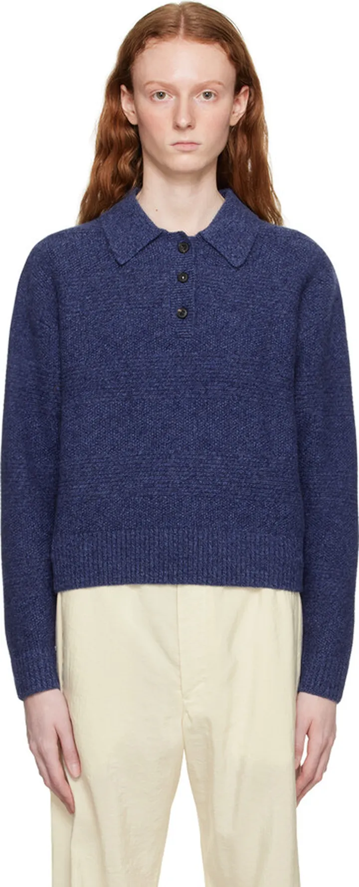 CO Blue Oversized Polo
