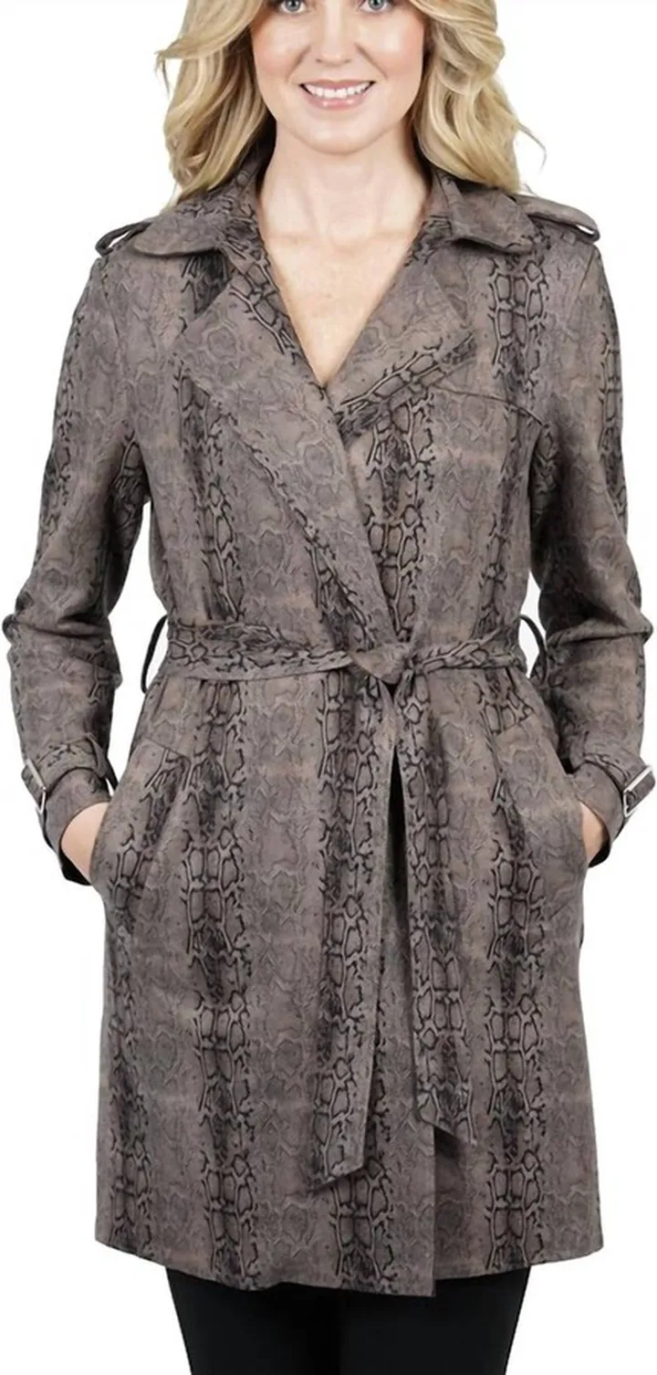 Franky Coat in Snake