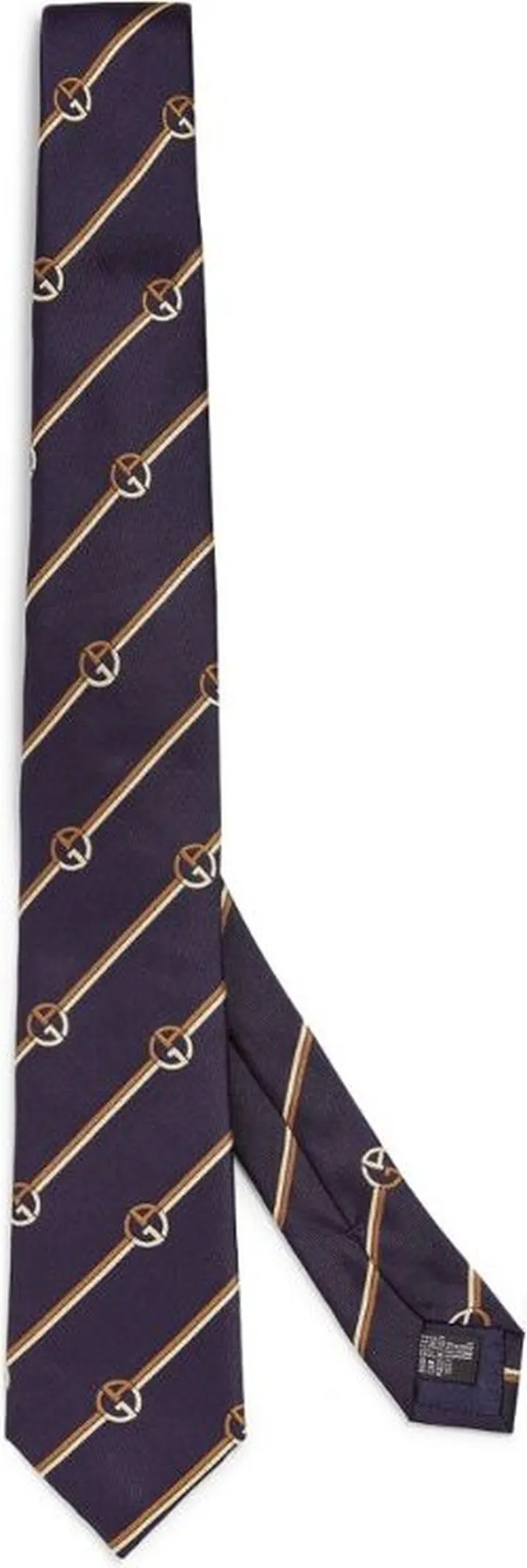 Giorgio Armani Silk Jacquard Striped Tie