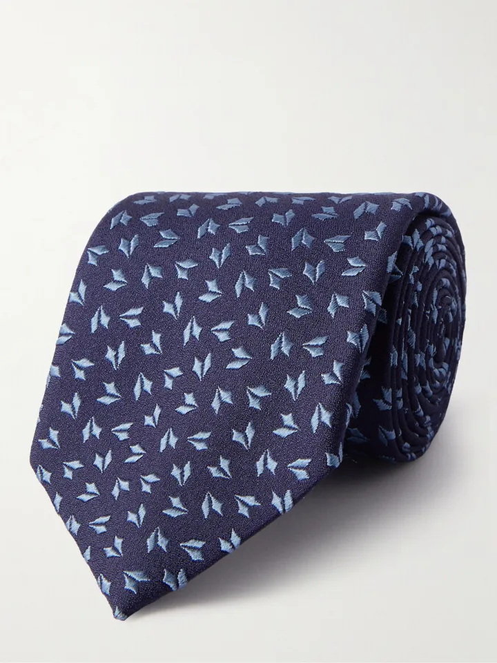 Silk-Jacquard Tie