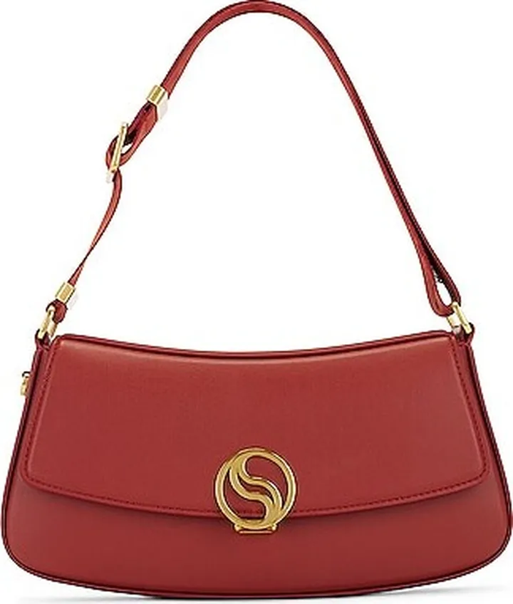 Stella McCartney Small Chain Shoulder Bag in Brick