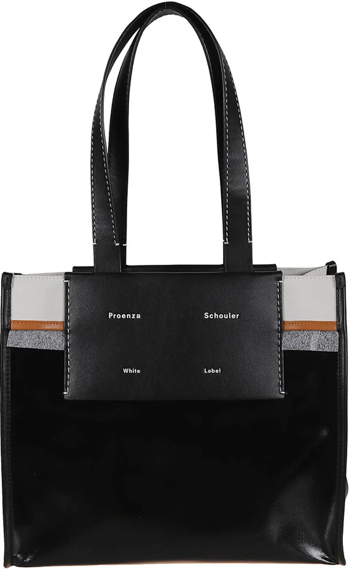 Large Mor3ris Coated Canvas Tote