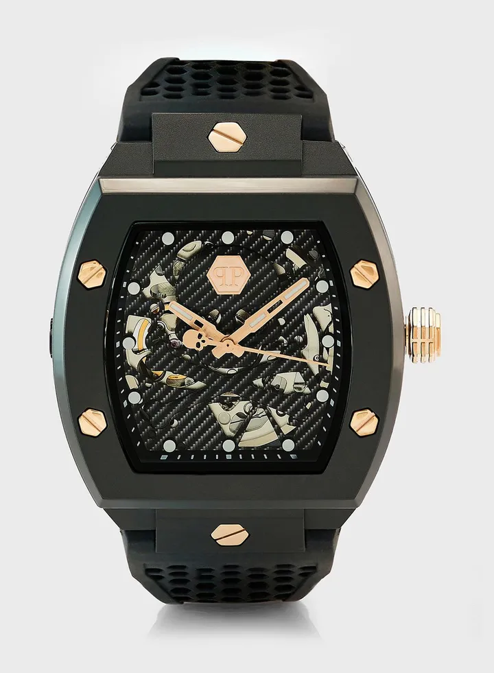 Pwvba0523 Skeleton Analog Watch
