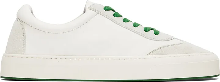The Row Gray & White Marley Sneakers