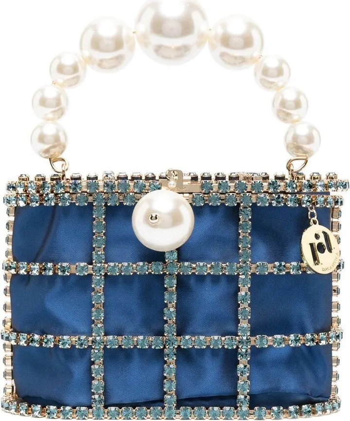 Holli crystal-trim tote bag